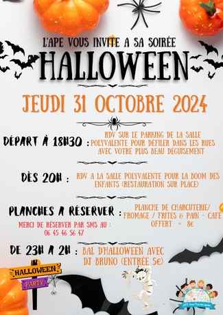 Affiche Halloween 31 octobre 2024